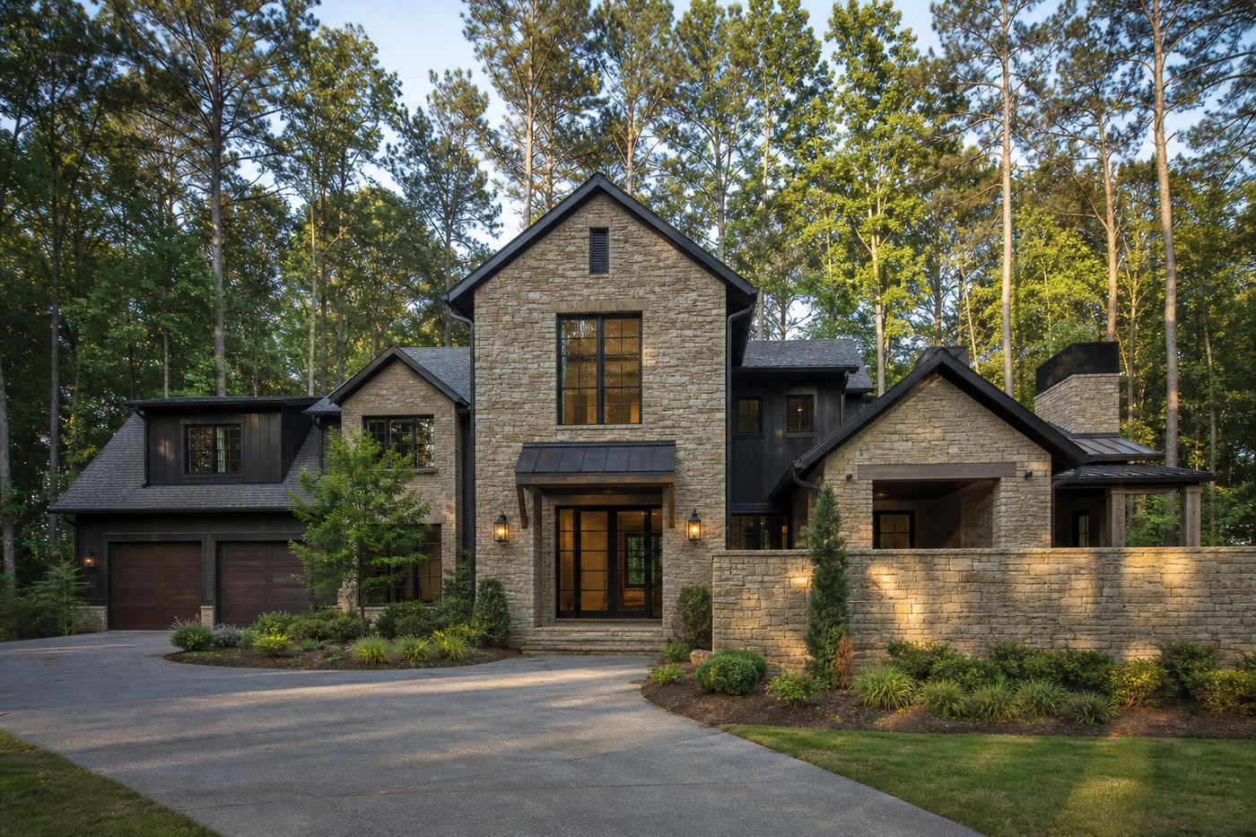 Upscale Sandy Springs Georgia home exterior